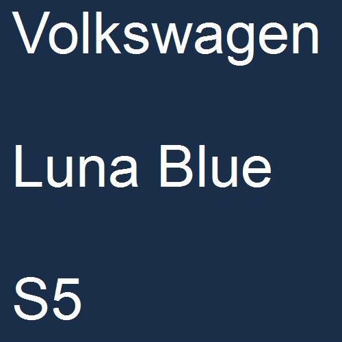 Volkswagen, Luna Blue, S5.